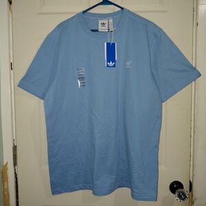 Adidas Men's Sky Blue Short Sleeve Tee
